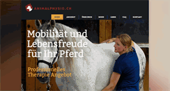 Desktop Screenshot of animalphysio.ch
